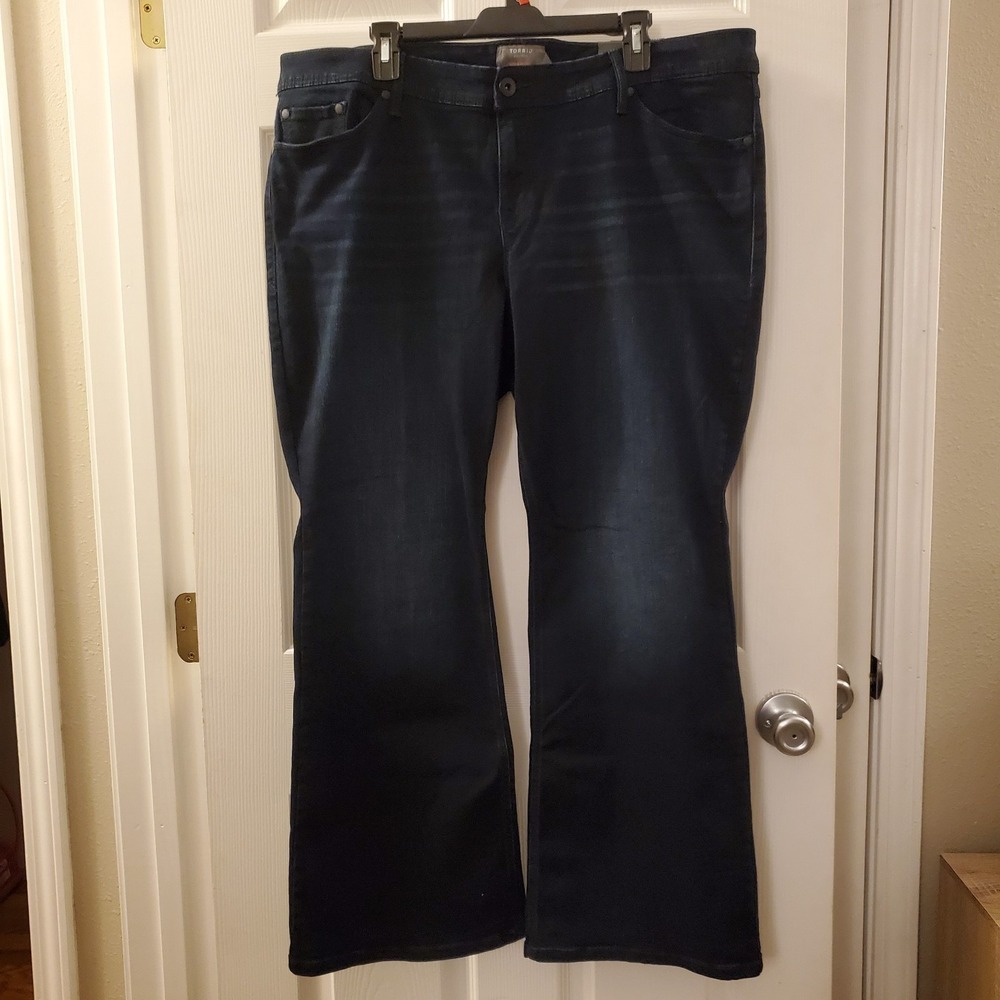 Torrid sz 20 Short Luxe Slim Boot Super Stretch MidRise Jeans Bootcut Flare NWT